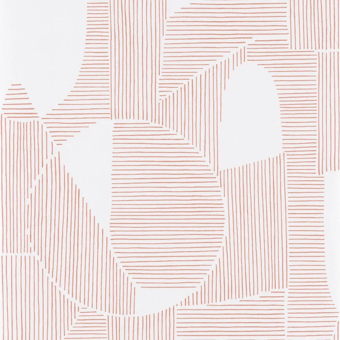 Sample - Graphique Casadeco  Wallpaper - Peach