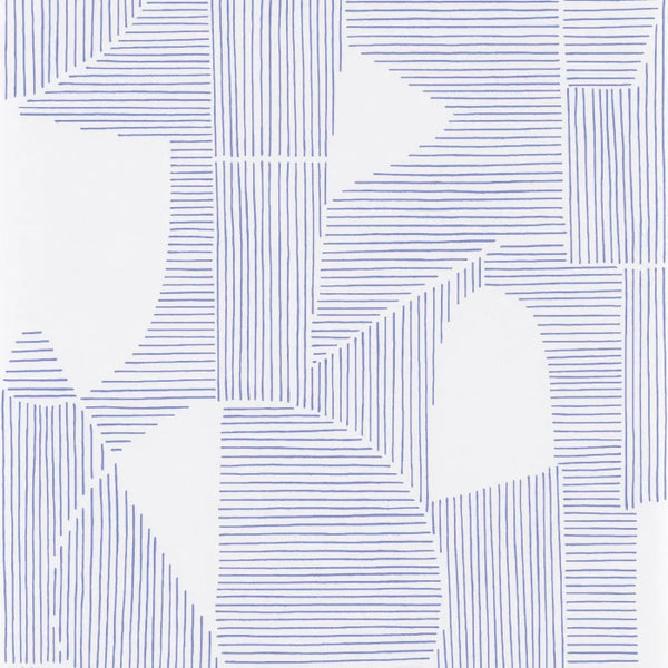 Sample - Graphique Casadeco  Wallpaper - Blue
