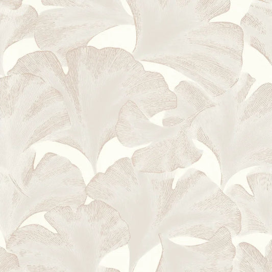Biloba Ginkgo Wallpaper - Cream
