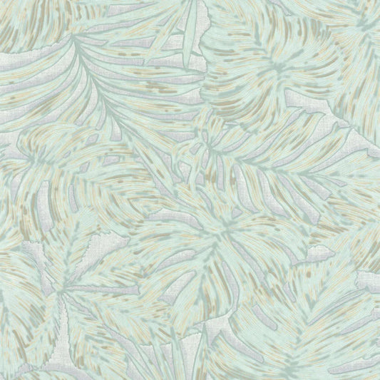 Granada Wallpaper - Grey/Green
