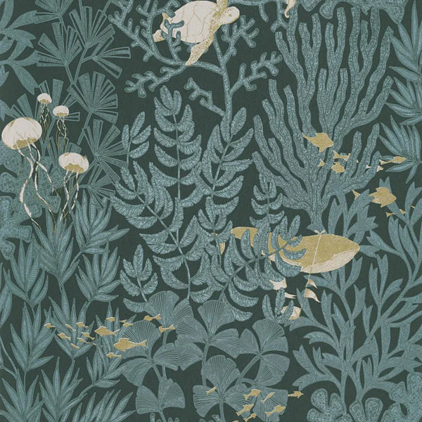 Sample - Atlantide Under The Sea Wallpaper - Green