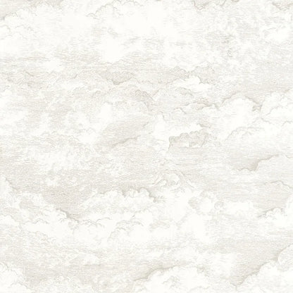 Songe Cloud Wallpaper - White Cotton
