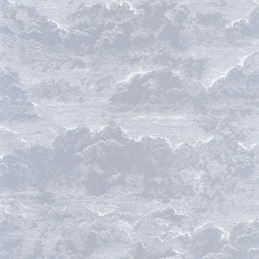 Songe Cloud Wallpaper - Blue/Grey