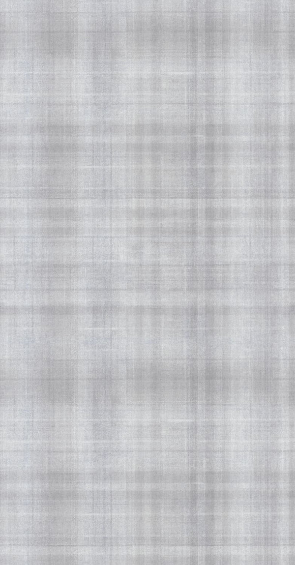 Sample - Tartan Tex Wallpaper - Grey