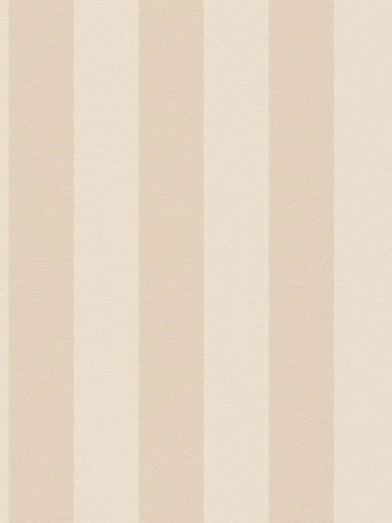 Bold Bands - Stripe Wallpaper - Cream