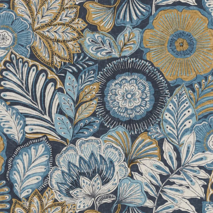 Sample - Bali Batik Wallpaper - Blue