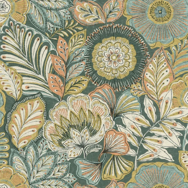 Sample - Bali Batik Wallpaper - Green