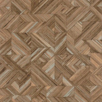 Bali Paille Vinyl Wallpaper - Shades of Dark Brown