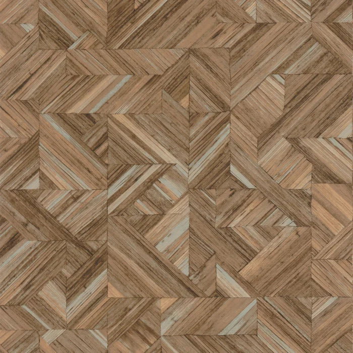 Sample - Bali Paille Wallpaper - Shades of Dark Brown