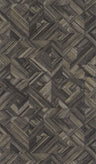 Bali Paille Vinyl Wallpaper - Shades of Black