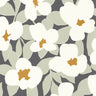 Iconic Flower Power Wallpaper - White/Grey
