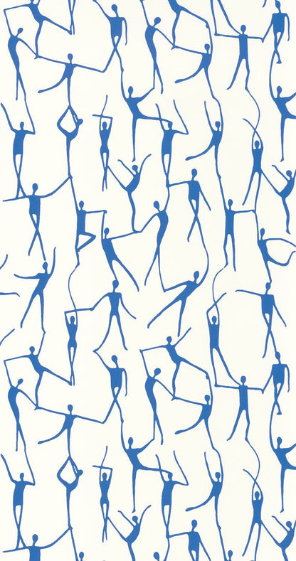 Alberto Iconic Wallpaper - Blue