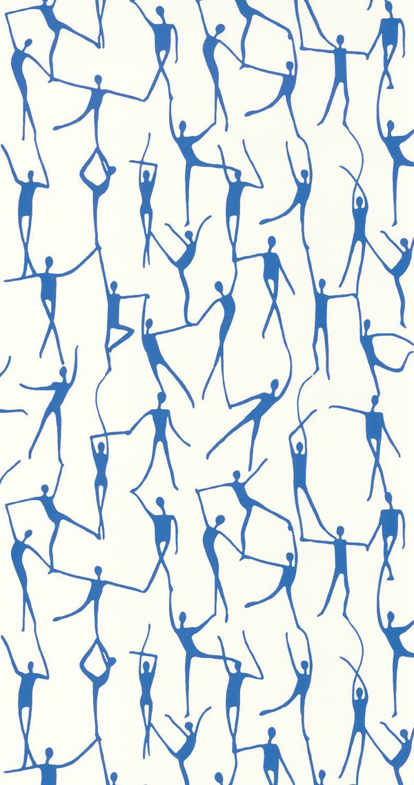 Sample - Alberto Iconic Wallpaper - Blue