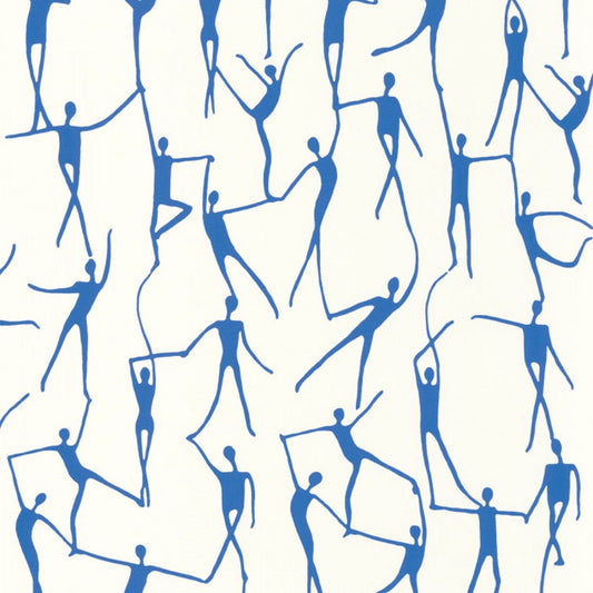 Alberto Iconic Wallpaper - Blue