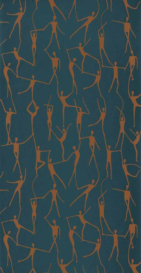 Sample - Alberto Iconic Wallpaper - Copper