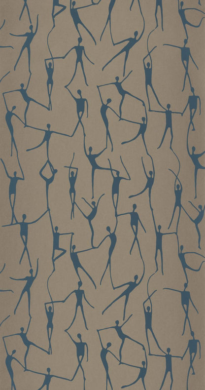 Alberto Iconic Wallpaper - Green Khaki