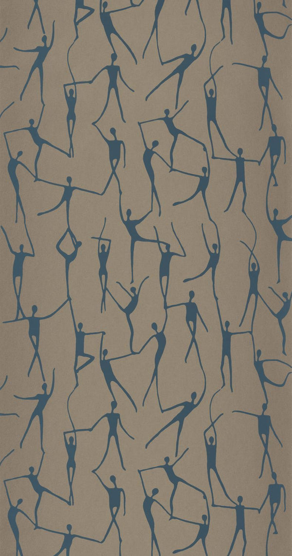 Sample - Alberto Iconic Wallpaper - Green Khaki