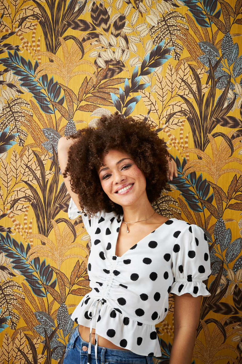 Capetown Jungle Wallpaper - Yellow