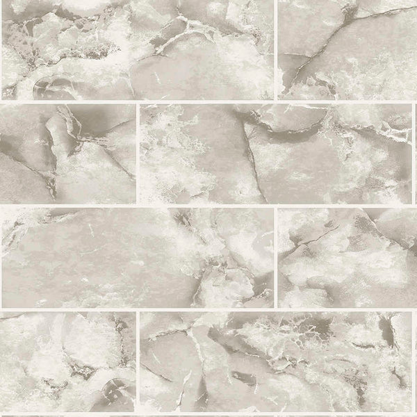 Sample - Odeon Tile Wallpaper - Neutral