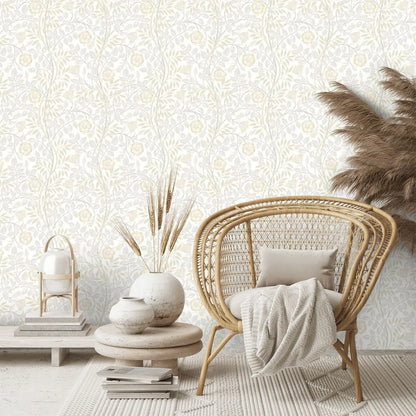 Rosehip Trail Wallpaper - Ohpopsi - Natural Stone