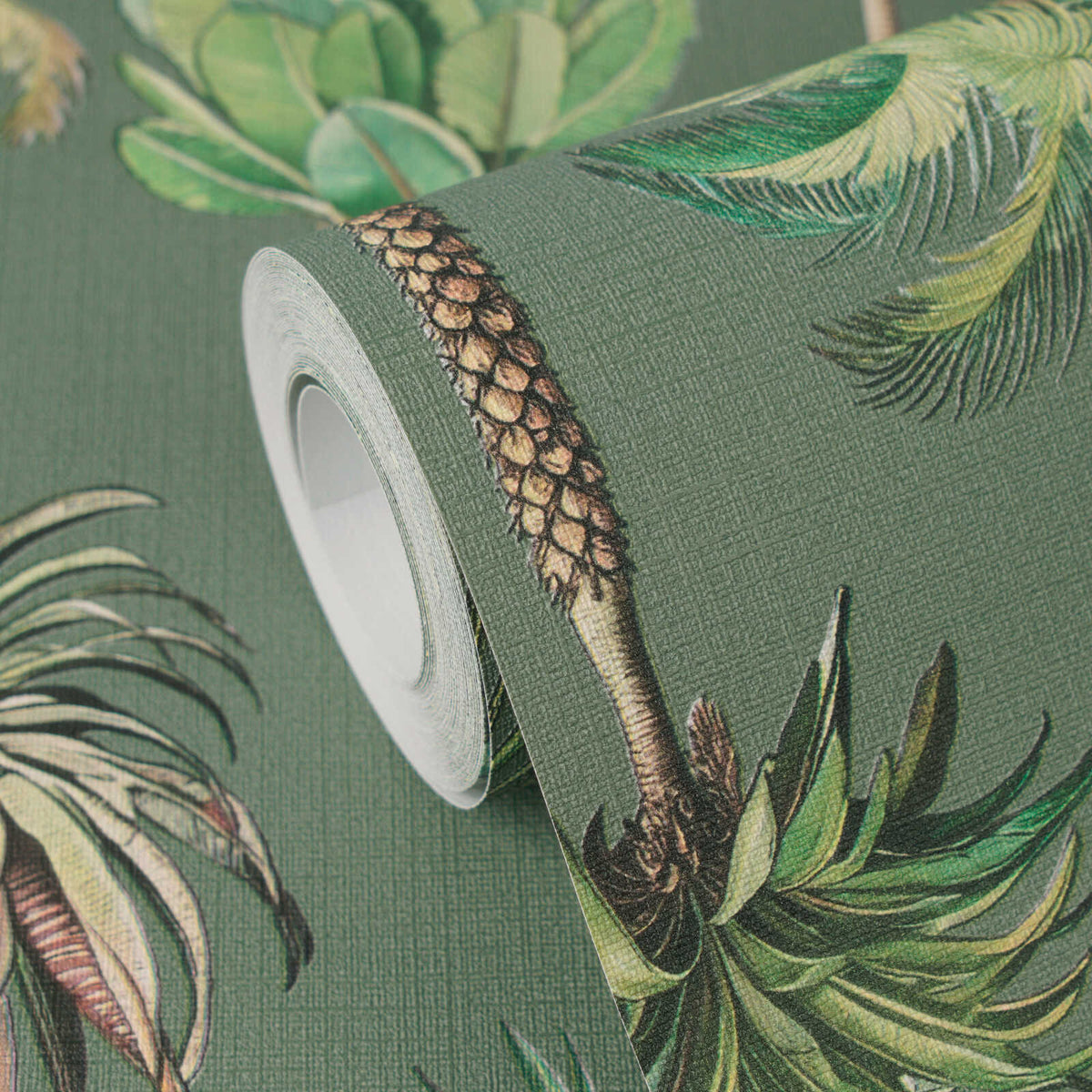 Riviera Palm Tree Wallpaper – Green