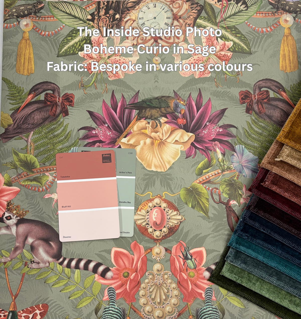 Bohème – Curio Wallpaper – Sage