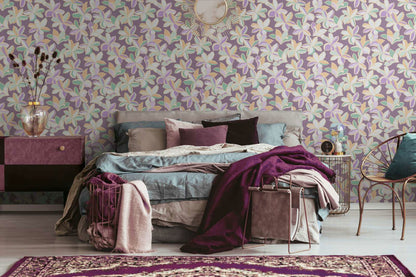 Daisy Days Wallpaper - House of Turnowsky - Purple