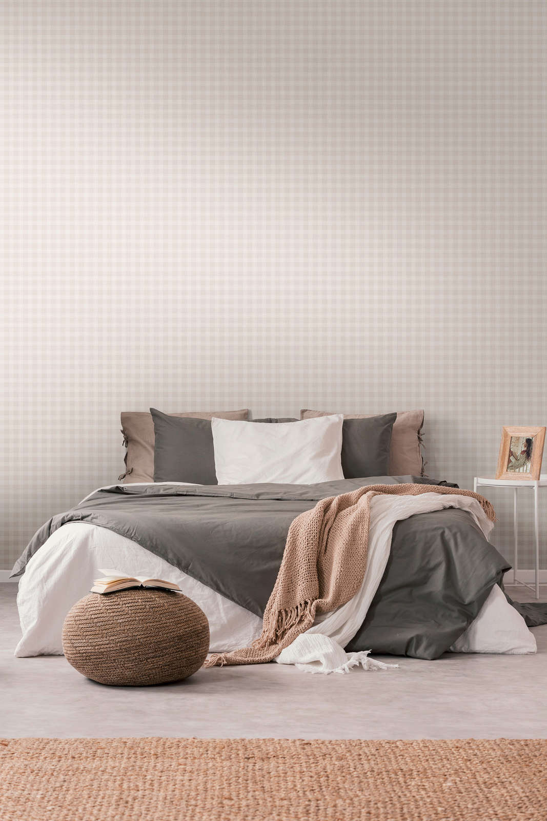 Tartan The Wallpaper - Beige