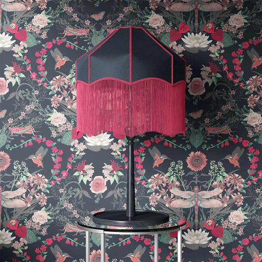 Garden Treasures Wallpaper - Starlight Black