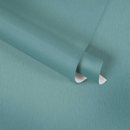 Textured Vinyl Wallpaper - Aqua Blue