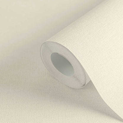 Linea Linen Texture Vinyl Wallpaper – Stone