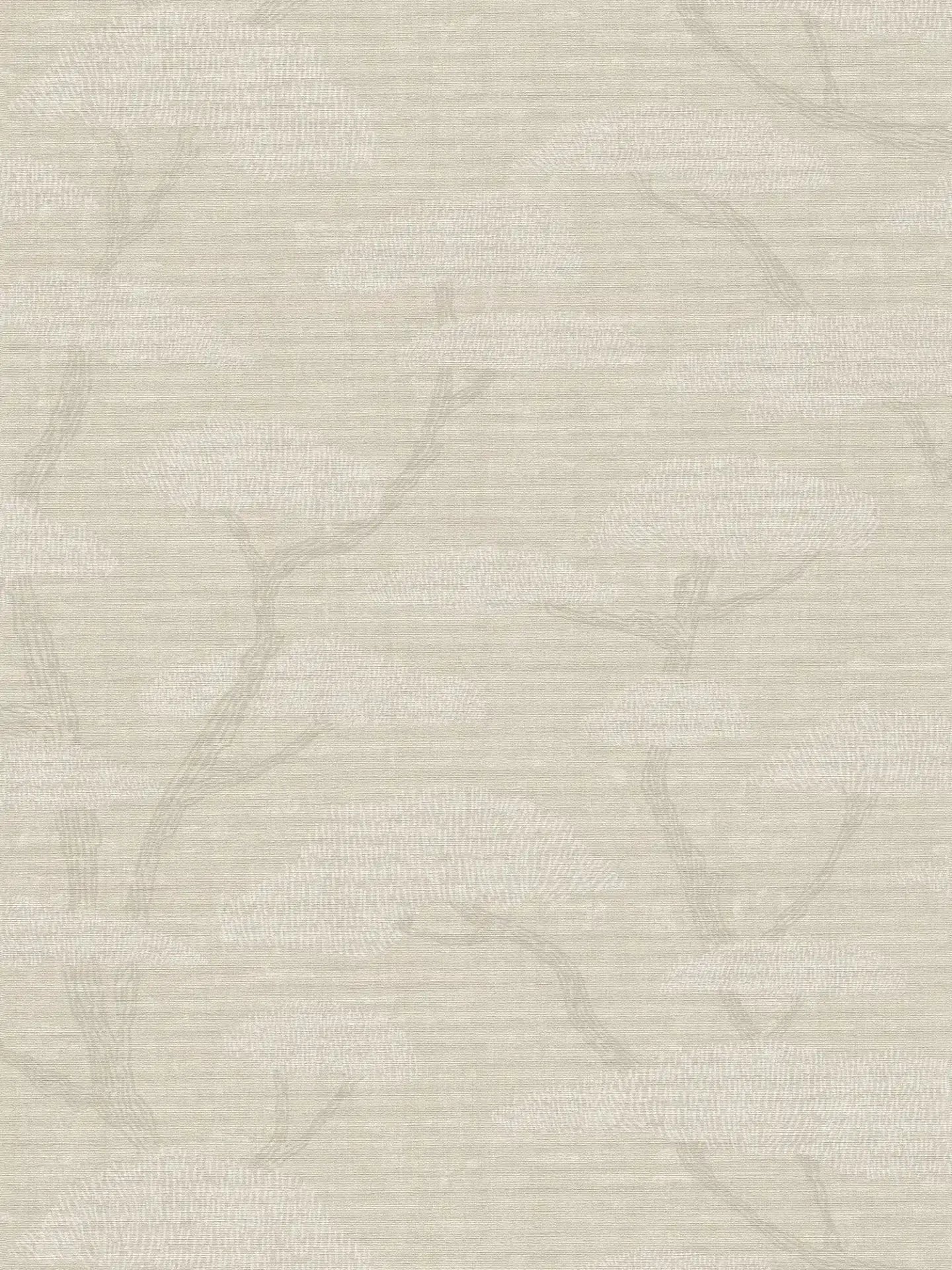 Nara Tree Wallpaper - Beige - Discontinuing