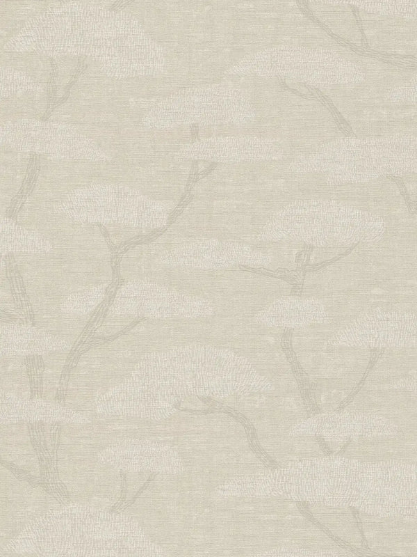 Sample - Nara Tree Wallpaper - Beige