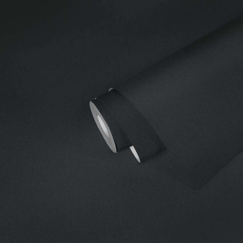 Art of Eden Plain Coordinate Wallpaper - Black