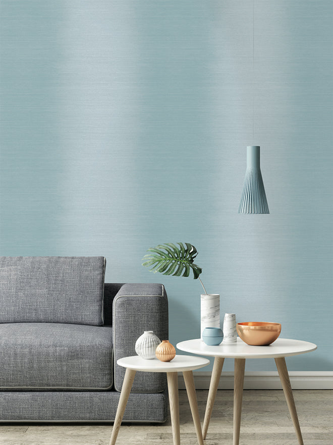 Vignette Stripe Wallpaper - Blue