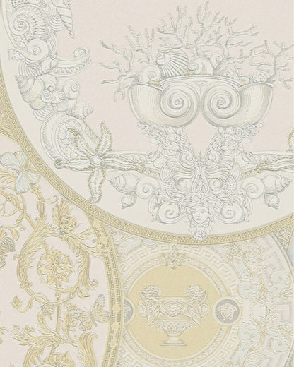 Plates Of Versace Wallpaper (Versace 3 Collection) - Cream