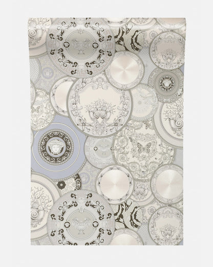 Plates Of Versace Wallpaper (Versace 3 Collection) - Grey