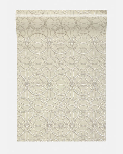 Versace Chain Wallpaper - Creme/Gold/White