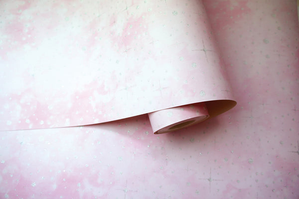Sample - Iridescent Texture Wallpaper - Pink