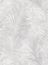 Soft Palm Leaf Wallpaper - Grey