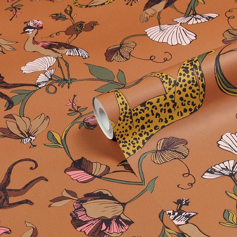 Exotic Wildlings Wallpaper - 4 Colours