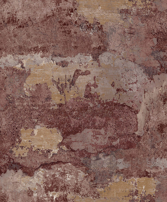 Elgon Wallpaper - Burgundy - Last 2 Rolls