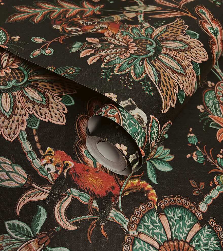 Zari Wallpaper - Black - Discontinuing