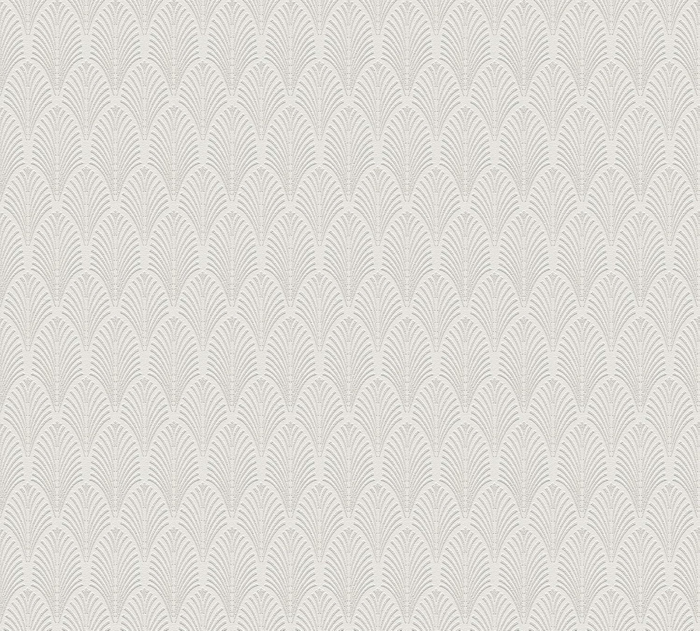 Pop Style Art Deco White Wallpaper - 12 Rolls Due in September