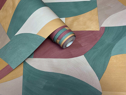 Ennedi - Geometric Curves Wallpaper - LAST 3 ROLLS