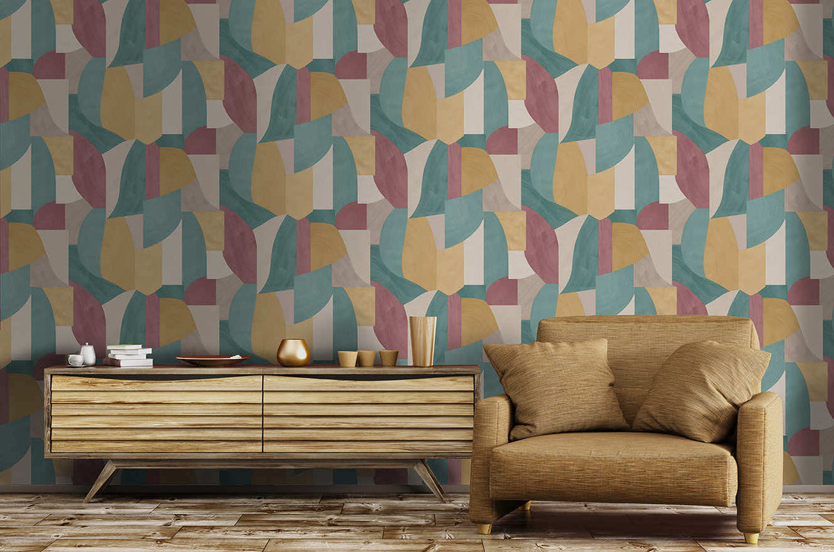 Ennedi - Geometric Curves Wallpaper - LAST 3 ROLLS