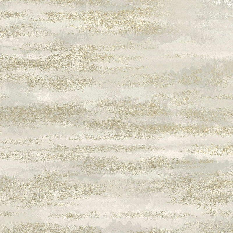 Niebla - Metallic Cloud Wallpaper - Cream