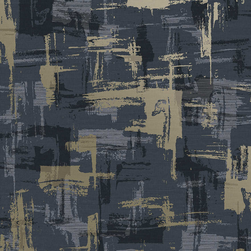 Sample - Eleanora Geo Wallpaper - Navy