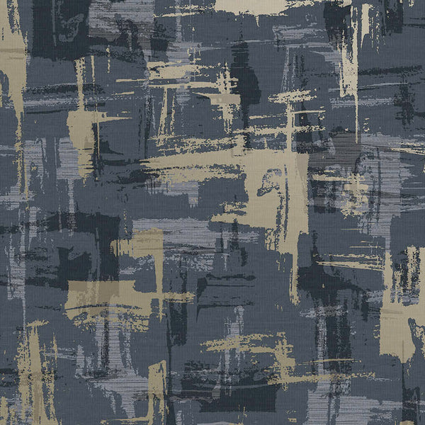 Sample - Eleanora Geo Wallpaper - Navy
