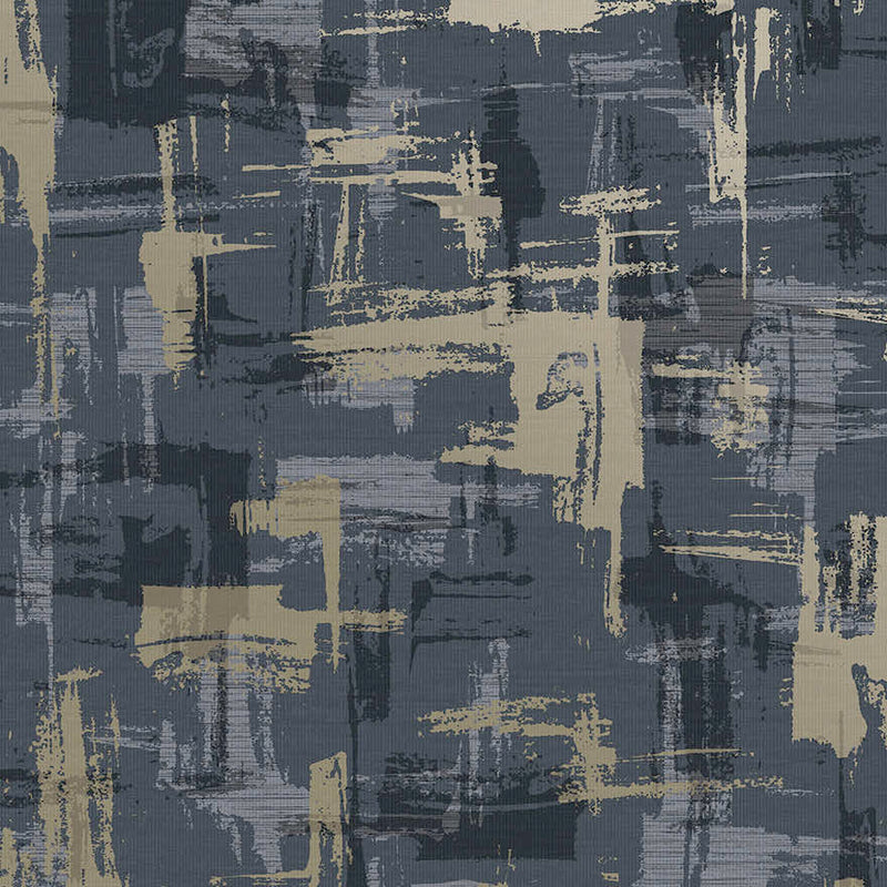 Eleanora Geo Wallpaper - Navy